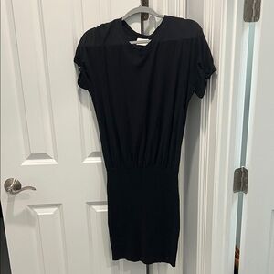 Nation ltd Black Women's Short Sleeve Blouson Dress